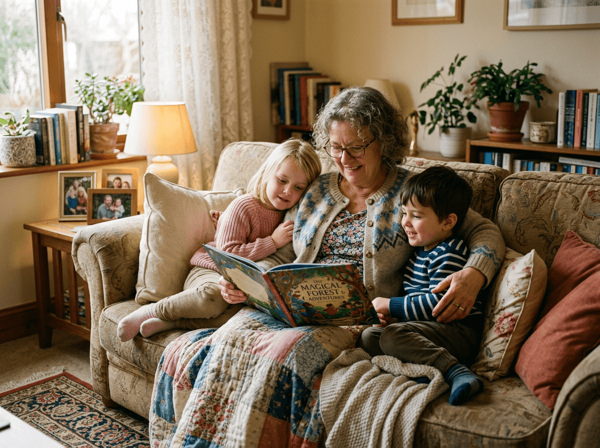 Story time with the grandchildren